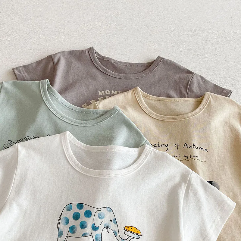 MILANCEL Camiseta verano para niños con dibujos de animales - imagen 3