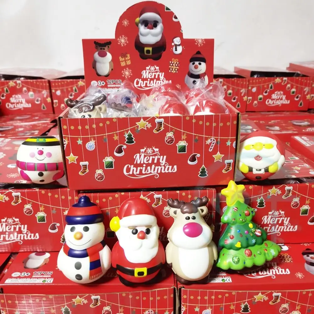 Juguete antiestrés reno navideño Squishy suave para niños - imagen 5