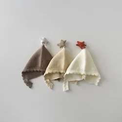 Gorro de punto con orejeras para bebé – Estrella primavera