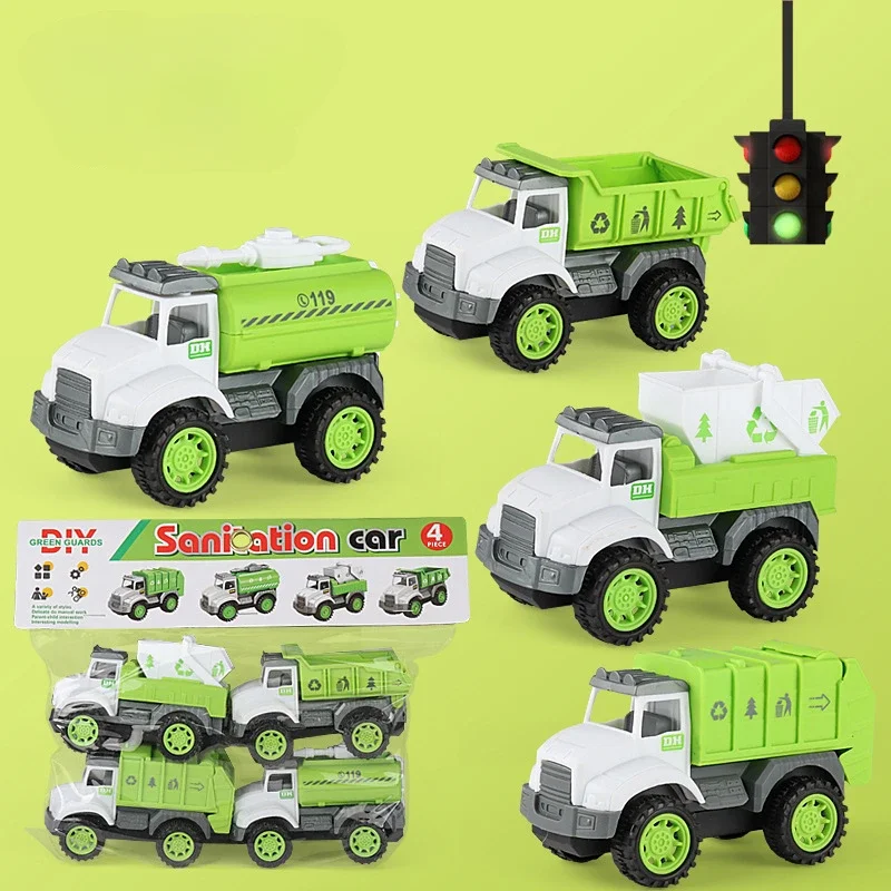 4pcsSanitation truck