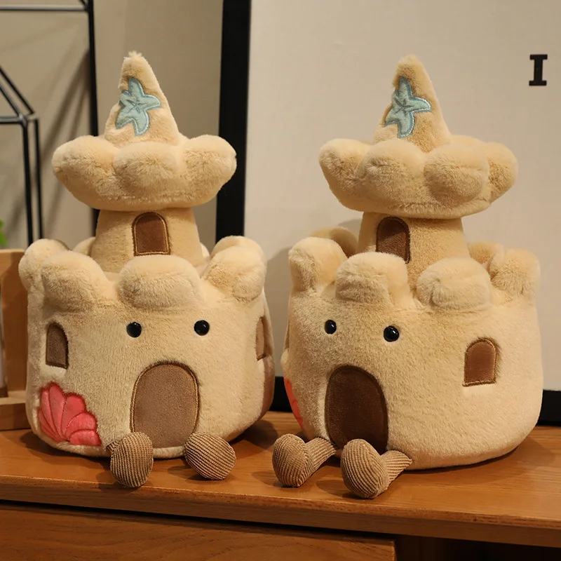Peluche marrón de fortaleza con faro – Suave muñeco para bebés - imagen 5