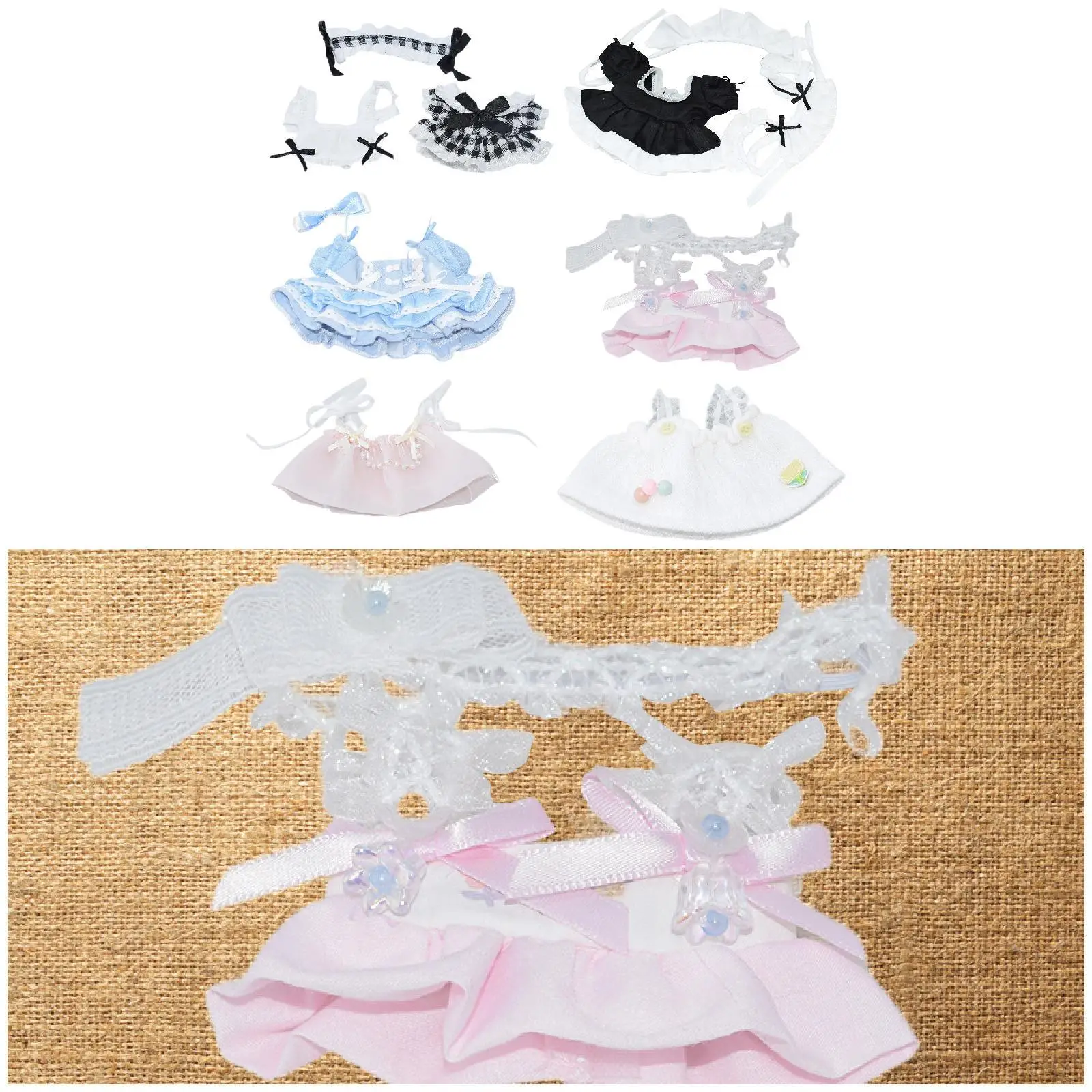 6.69inch Doll Outfit DIY Toy Accessories for Girls Gift Fashion Pendant