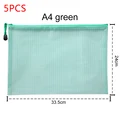 A4 5 PIEZAS VERDE