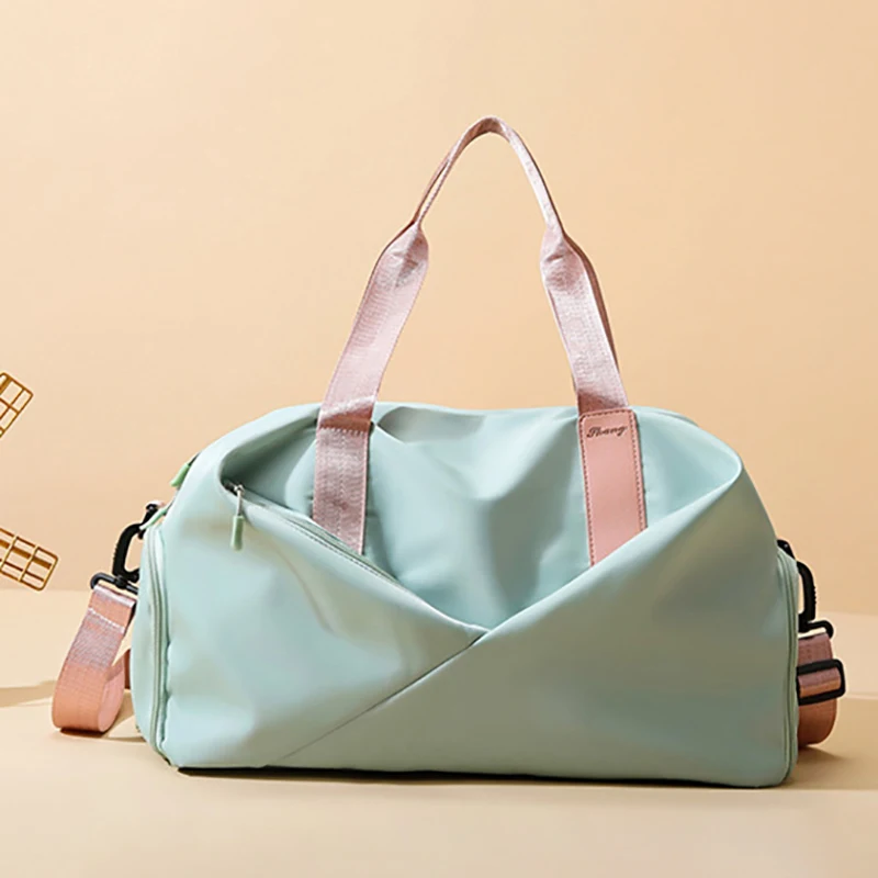 Bolsa de Fitness multifuncional para mujer, movimiento de separación en seco y húmedo, bolsa de viaje impermeable, bolsa de Yoga, bolsa de viaje de gran capacidad para hombre - imagen 3