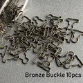 bronze-buckles 10pcs
