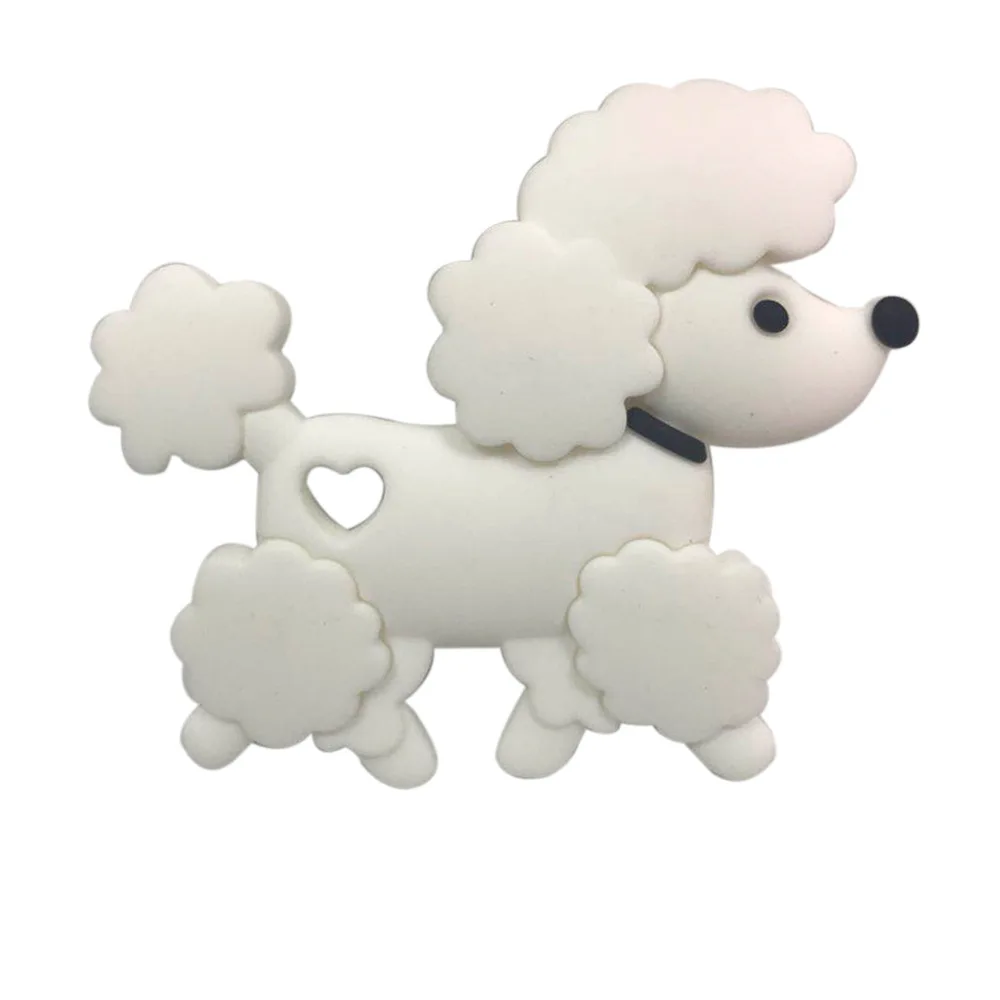 Mordedor de silicona sin BPA para bebé, juguete de dentición de oso de peluche de roedor de dibujos animados, COLLAR COLGANTE, accesorios para masticar - imagen 2