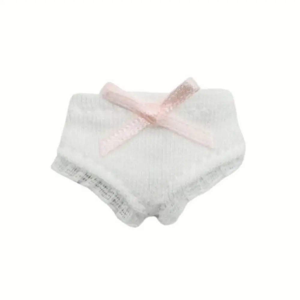 Vestido de muñeca de algodón con encaje