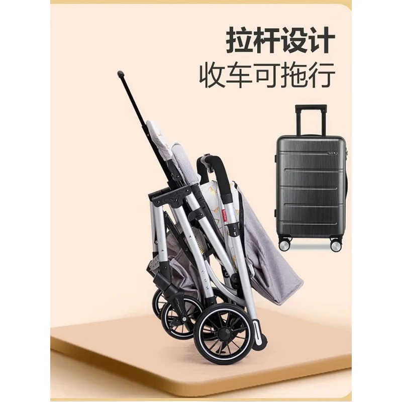Carrito de bebé ligero y reclinable con dirección reversible - imagen 2