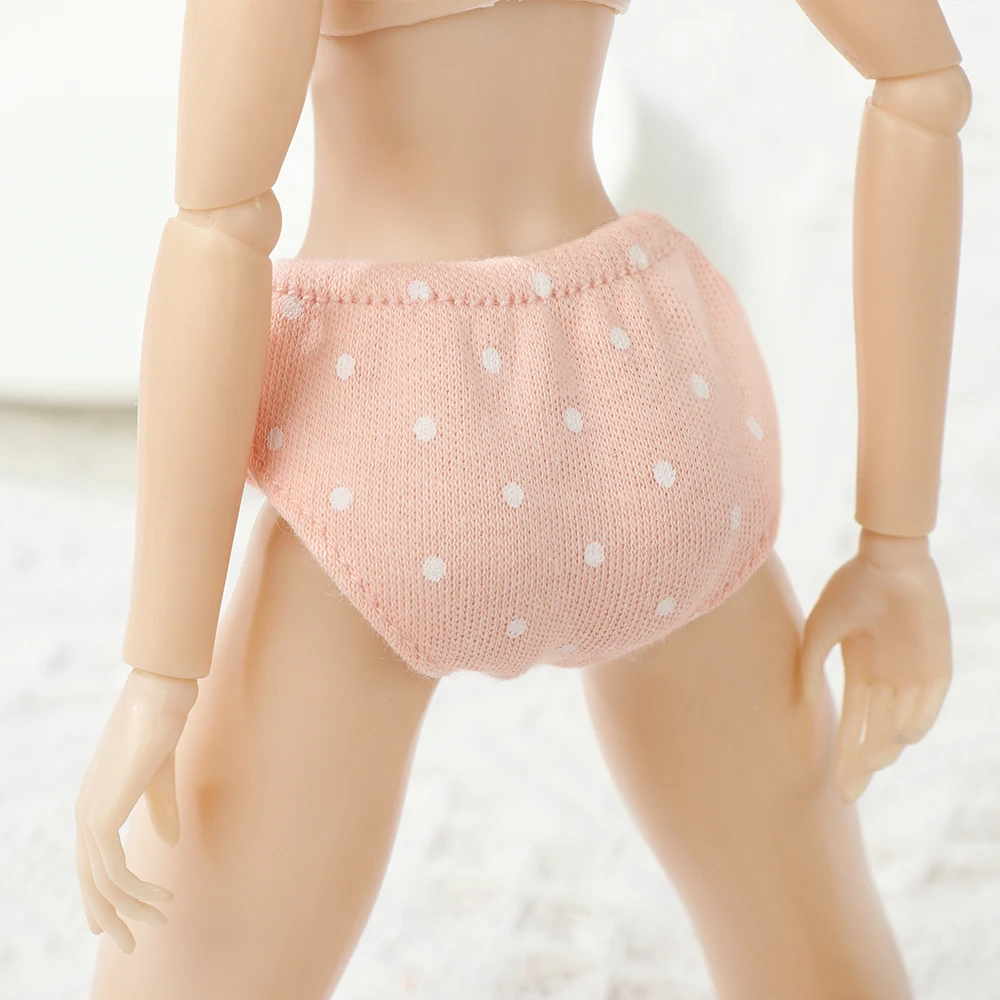 Ropa interior a rayas para muñecas Blythe, calzoncillos para casa de muñecas, juguete para niños, manualidades, 60CM, 1/6 - imagen 5
