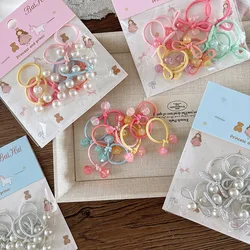 Diademas trenzadas elásticas caramelo para niñas