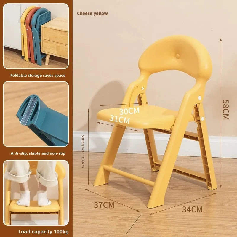 Taburete de baño plegable para niños y adultos, antideslizante - imagen 2