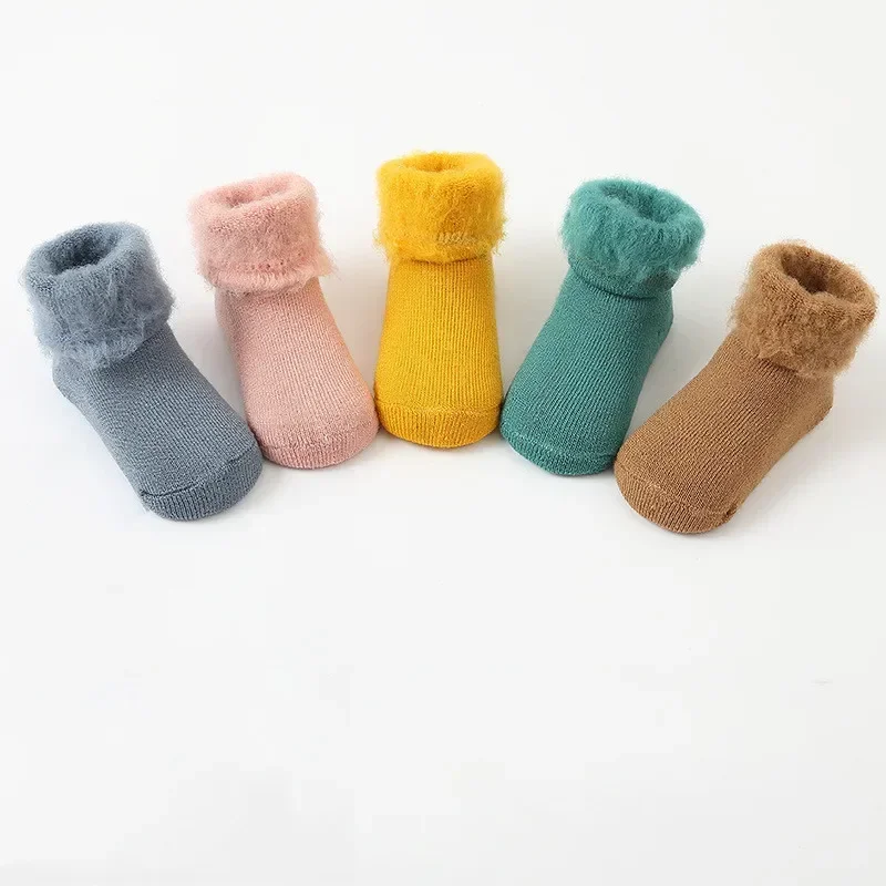 Calcetines invierno bebé: suaves de algodón orgánico para recién nacido - imagen 5