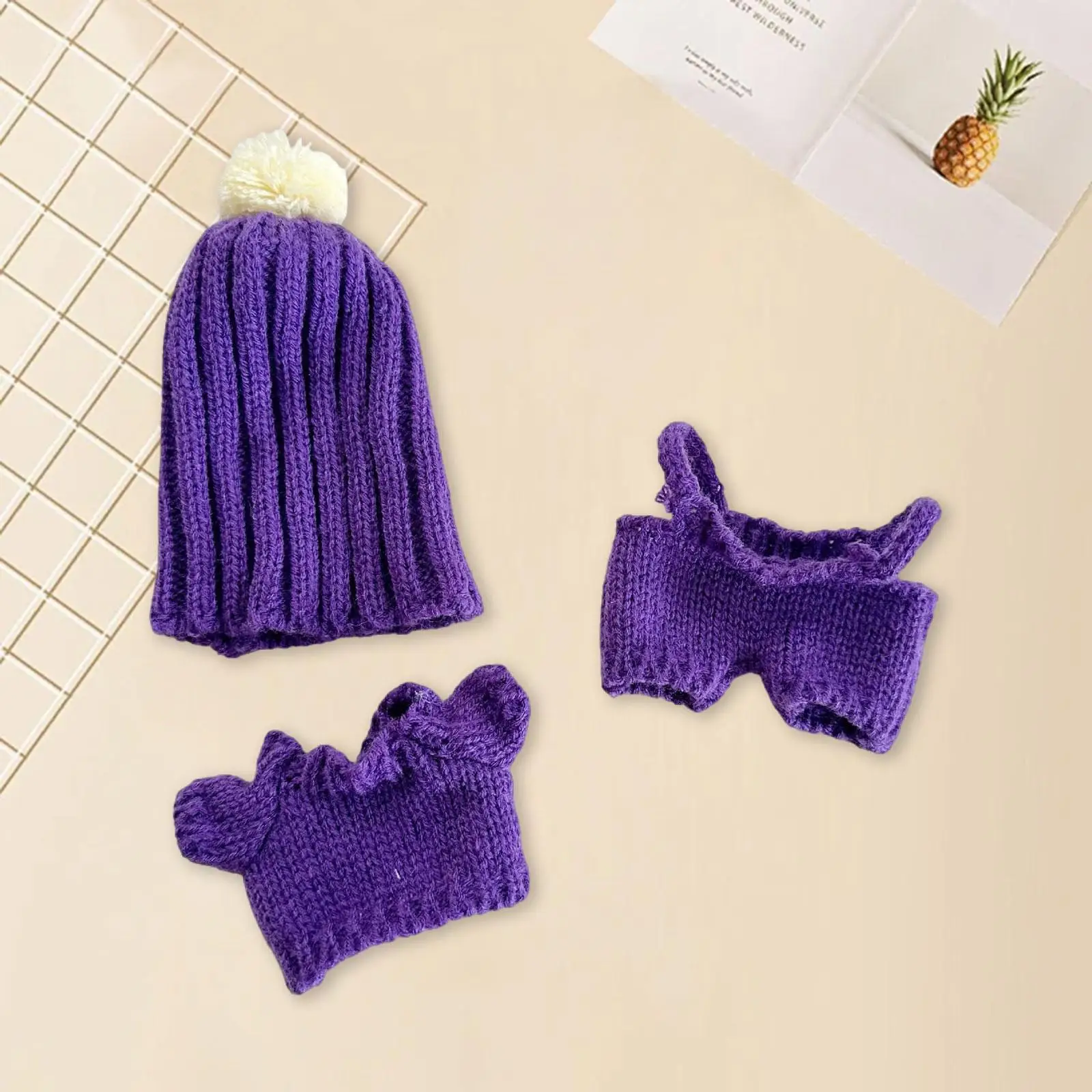 Plush Doll Clothes Adorable Decoration for Kids Doll Outifits for 17cm Doll