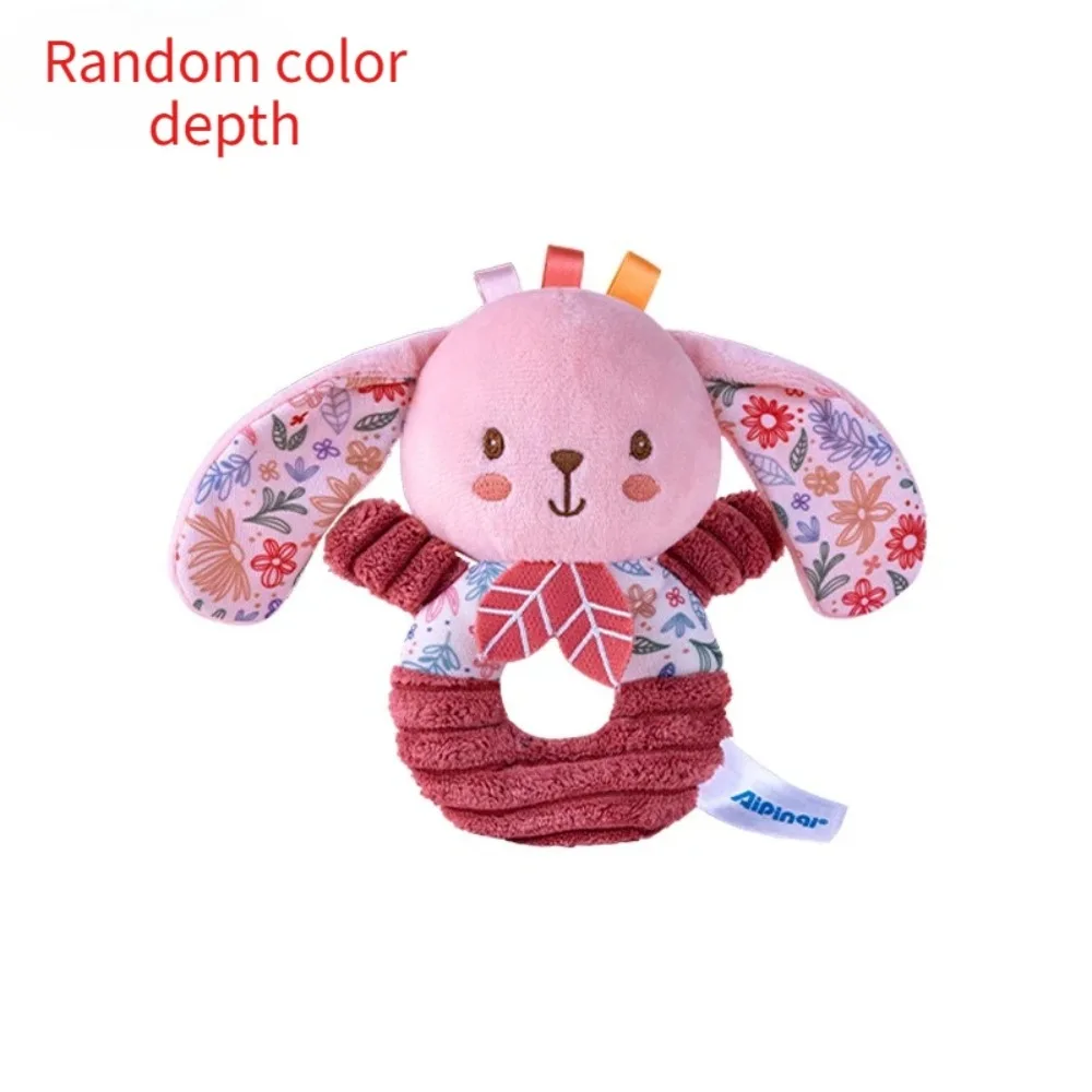 Anillo rosa con manivela y campana para bebé 0-1 año – Juguete peluche - imagen 5