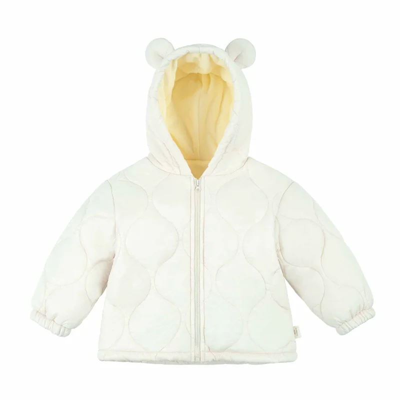 Parka infantil acolchada con capucha para el invierno - imagen 3