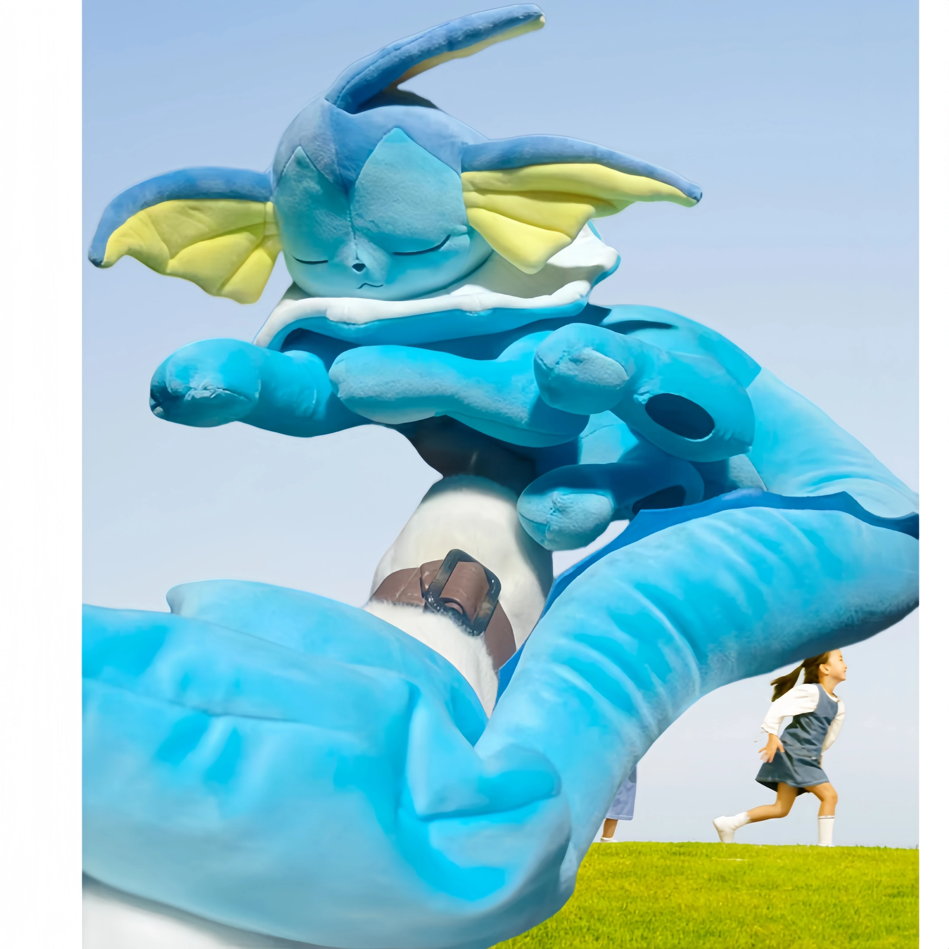 Peluche grande de Pokémon Vaporeon – Muñeco suave para niños - imagen 3
