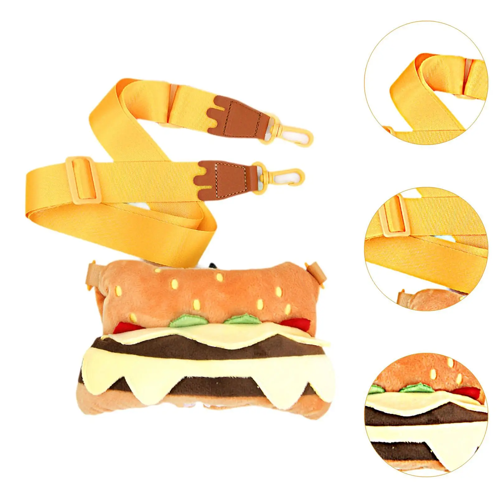 Doll Clothes for 38cm Plush Doll Outifit Hamburger Bag,Stylish,Plush Doll Accessories Photo Props Dress up Cute Doll Clothing