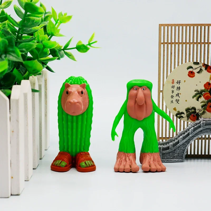 Juego de figuras de Brainrot italiano, 8 Uds., Tung Tung Sahur Tralalero, adornos Tralala de acción de Anime, Mini modelo de PVC, regalo de decoración de escritorio - imagen 4