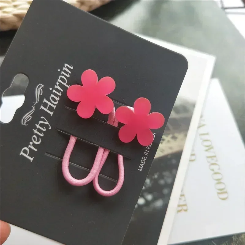 2pcs rose red floral