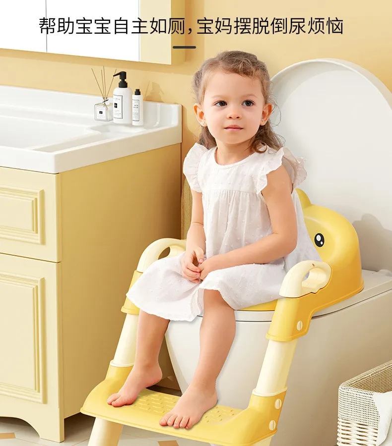 Escalón infantil para entrenamiento al baño – Plegable y seguro - imagen 4