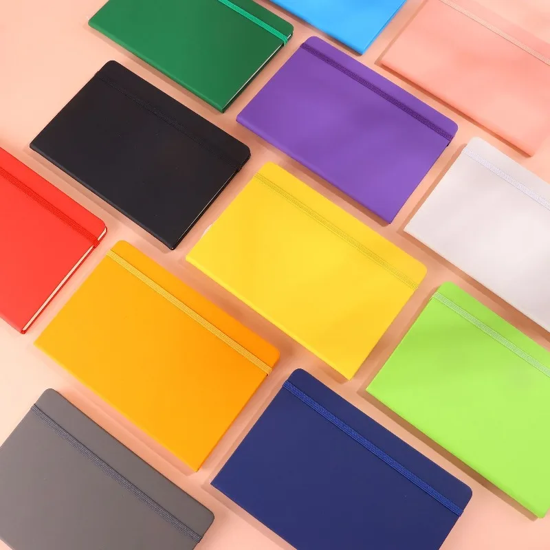 Cuaderno cuero A5 artesanal colorido – Regalo oficina - imagen 2