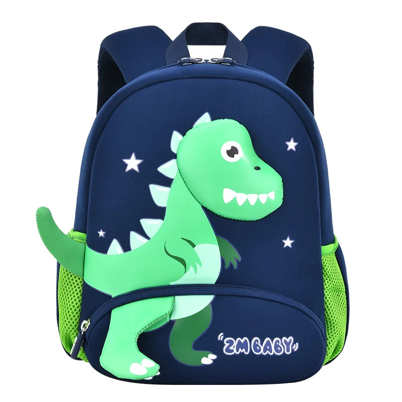 Mochila antipérdida de dinosaurio de dibujos animados para niños de 3 a 6 años, bolso escolar de primer grado, regalo para bebé con función de seguridad - imagen 4