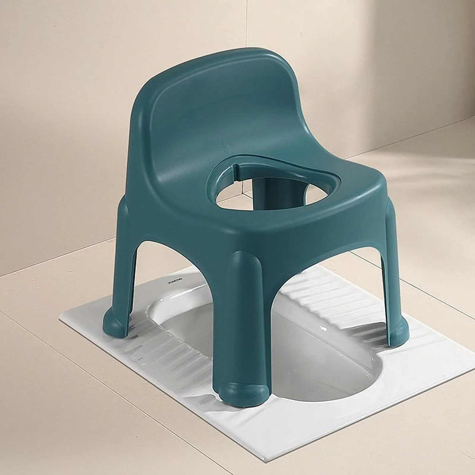 Toilet Stool Potty Stool Foot Rest Sturdy Elderly Kids Portable Ergonomic Non Slip Squatting Potty Toilet Step for Bathroom