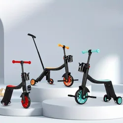 Bicicleta de equilibrio 8 en 1 con triciclo y scooter para niños