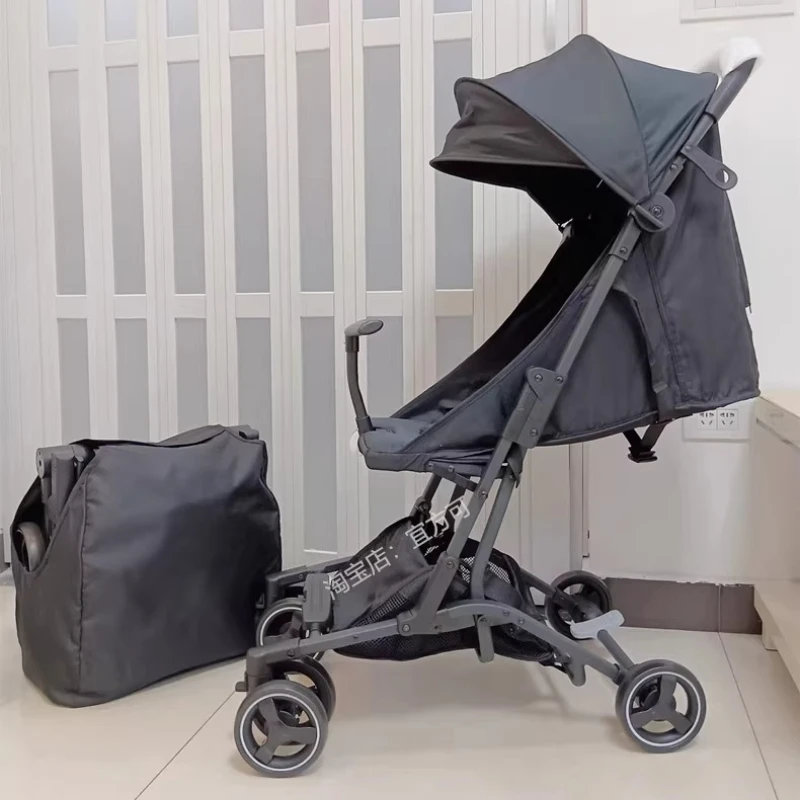 Cochecito de bebé reclinable ultraligero, 3 modos, 50kg, soporte de carga, paraguas compacto a prueba de golpes, carro plegable para avión de viaje - imagen 2