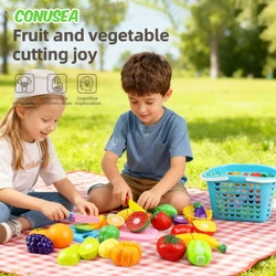 Juego de cocina infantil para cortar frutas y verduras