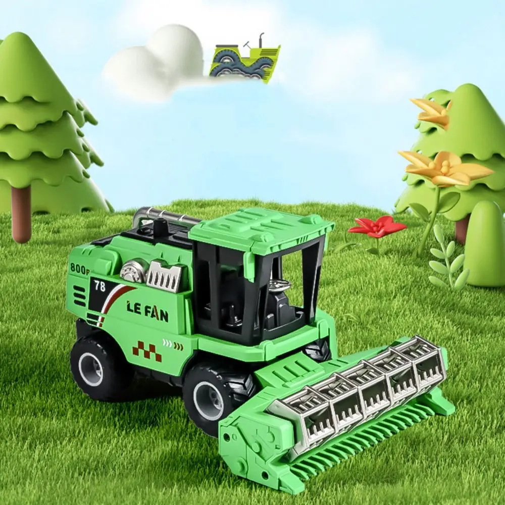 Tractor de juguete con vehículos y accesorios de granja