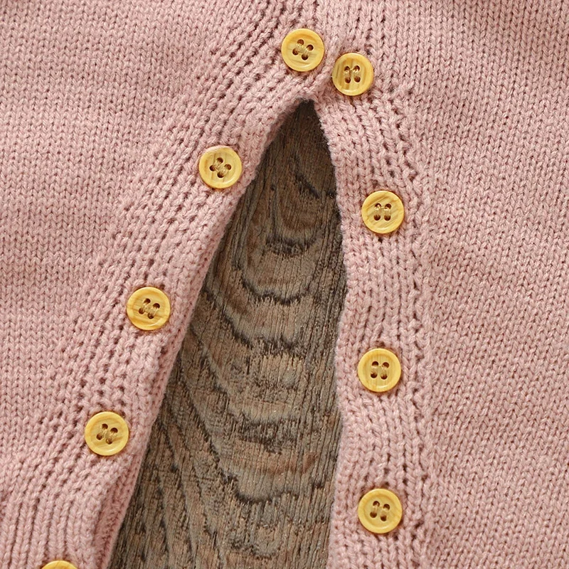 Peleles para recién nacidos, monos a la moda con letras bordadas para niños y niñas, ropa tejida con tirantes para niños pequeños, monos bonitos de 0 a 18M - imagen 5