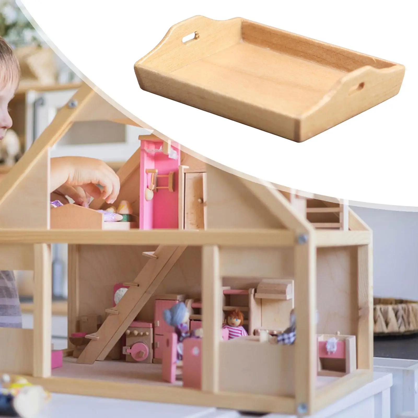 Accesorio de plato de comedor para casa de muñecas 1:12, artículo de muebles en miniatura para muñecas - imagen 4