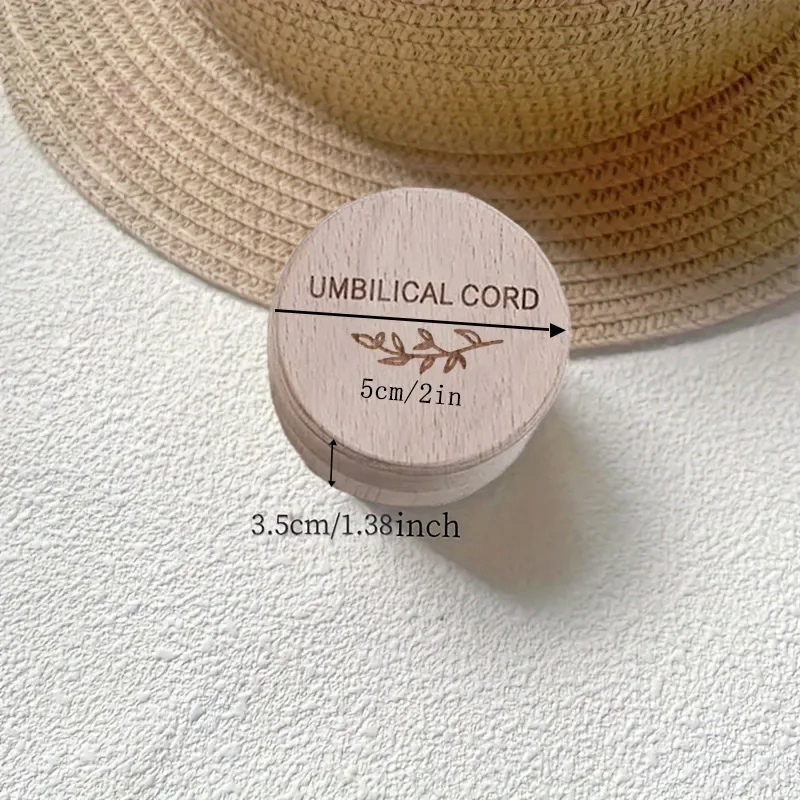 Caja de madera para dientes de bebé, caja de colección de cordón Umbilical para el pelo, almacenamiento de la dentición del bebé recién nacido, recuerdos de bebé, regalo de ducha - imagen 5