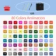 80 Color Animation