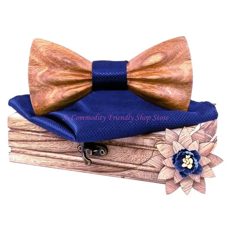 85AE Pajarita bebé madera tallada artesanal Diseño textura Bordes suaves naturales para recién nacidos 0 - imagen 3