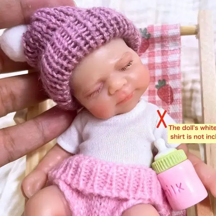 Muñeca Reborn de silicona blanda Pascale hecha a mano para niña - imagen 3