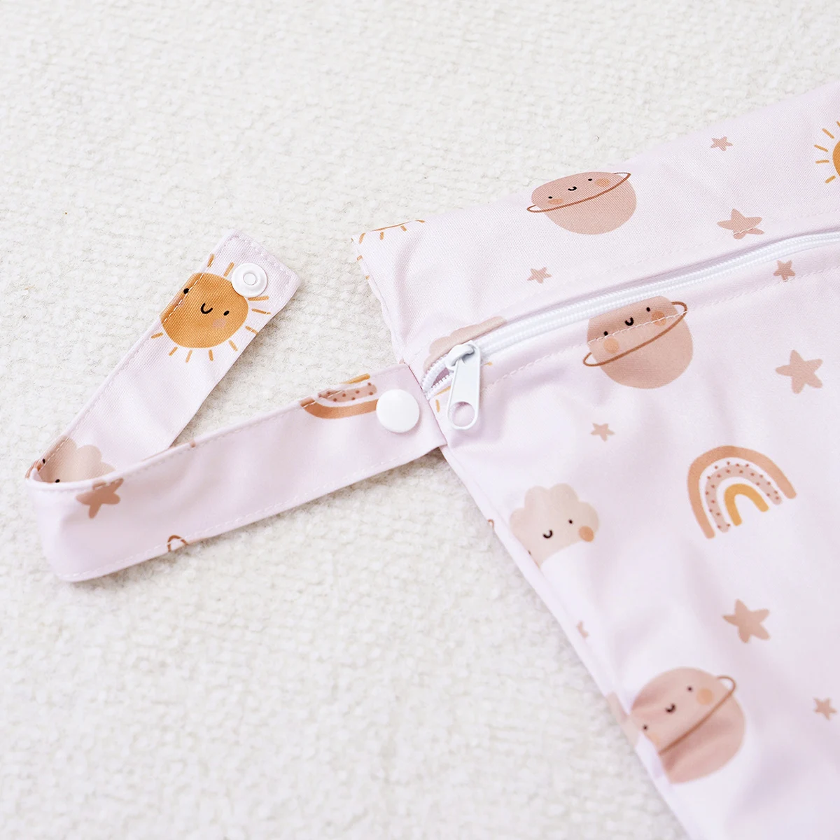 Elinfant 3 uds bolsas de pañales impermeables bolsa de almacenamiento reutilizable lavable bolsa seca húmeda portátil para trajes de baño - imagen 3