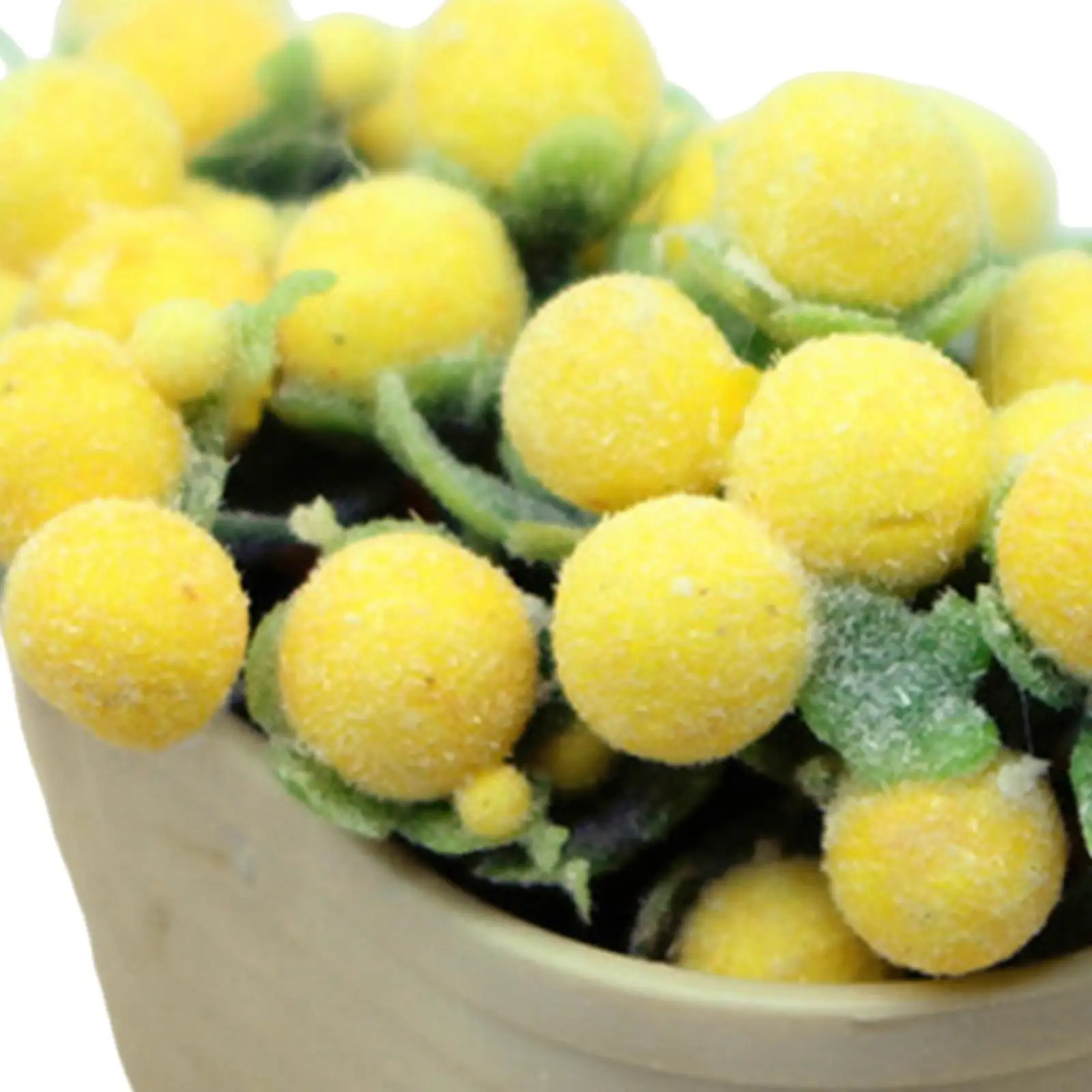 Miniature Dollhouse Plant Mini Flowerpot Fake Greenery Artificial Mini Potted for 1:6 1:12 Livingroom Garden Doll House Decor
