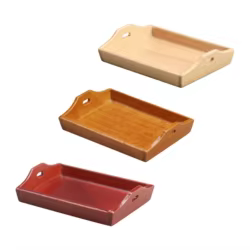 Accesorio de plato de comedor para casa de muñecas 1:12, artículo de muebles en miniatura para muñecas