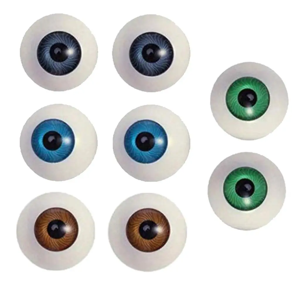 26mm Handmade Plastic Doll Puppet Eyes Mask Halloween Decor