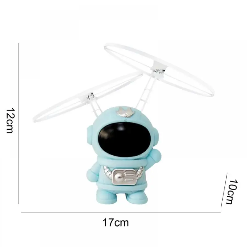 Juguete volador inducción astronauta luminiscente – Dron OVNI niños