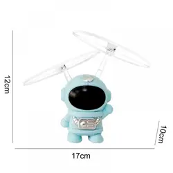 Juguete volador inducción astronauta luminiscente – Dron OVNI niños