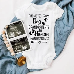 Mono de bebé con mensaje para futuros abuelos - regalo ideal