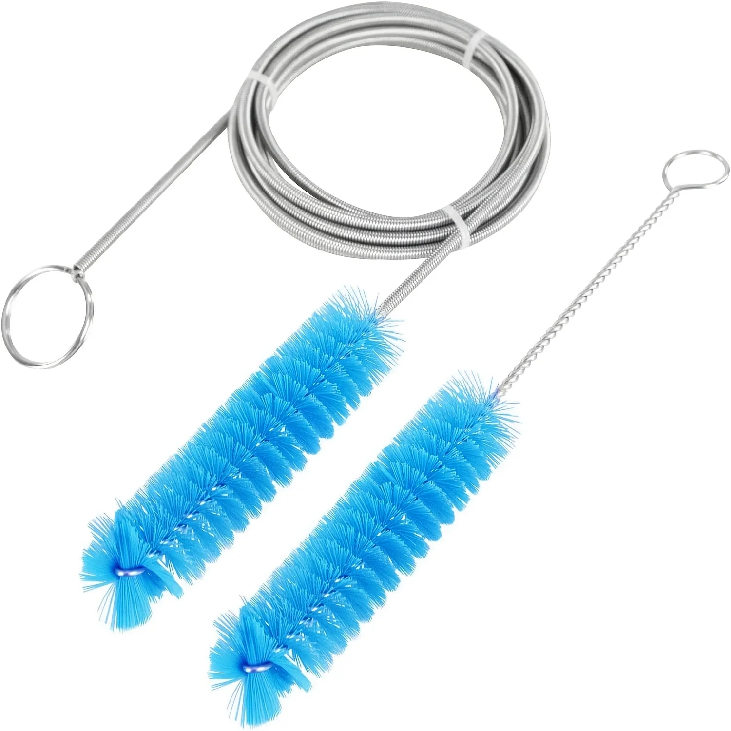 Cepillos de limpieza CPAP de acero inoxidable para tubos y máscaras