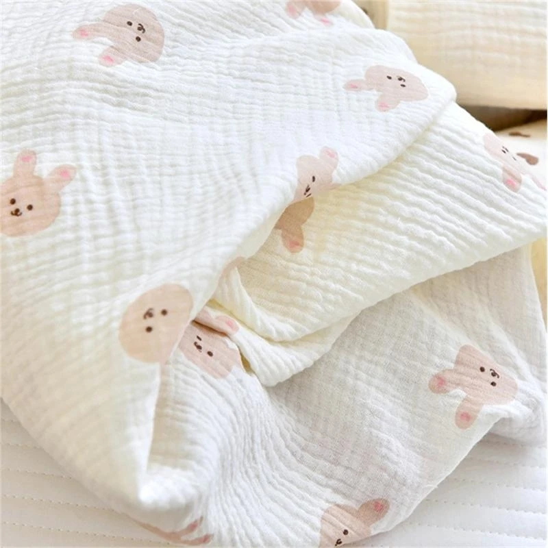 Manta envolvente para bebé M76C, manta receptora para niños y niñas, 100x100cm/39x39in - imagen 5