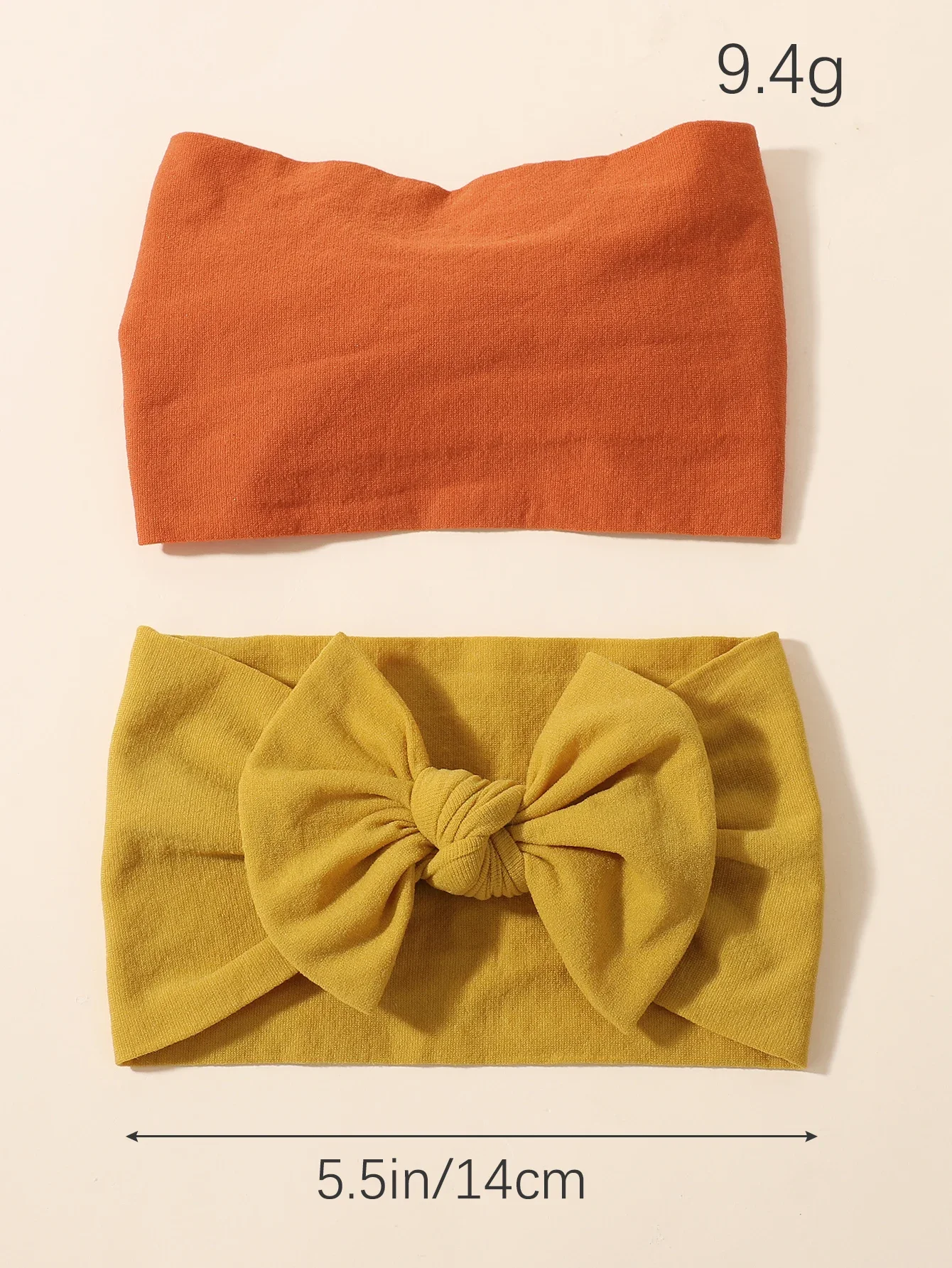 Diadema de punto con lazo para bebés y niñas – Accesorio suave - imagen 2