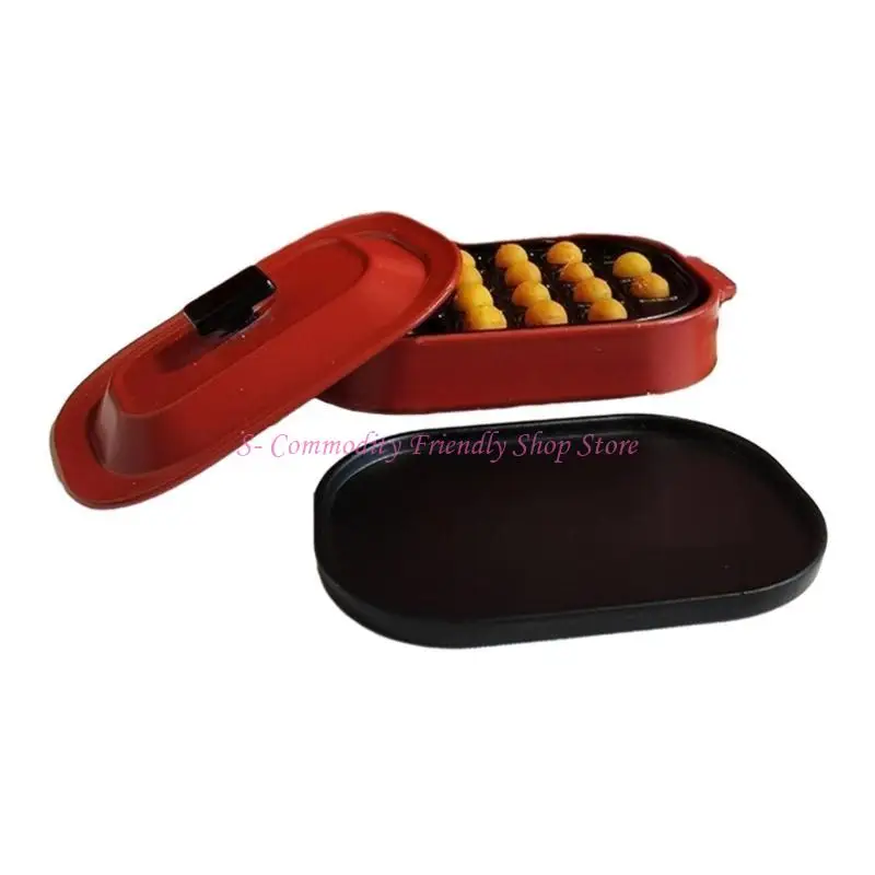 85AE cocina en miniatura sartén juguete casa muñecas decoración juego utensilio cocina juguete niños jugar casa accesorio - imagen 5