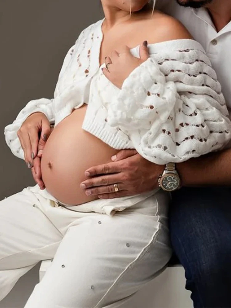 Suéter premamá de punto para otoño invierno - imagen 5