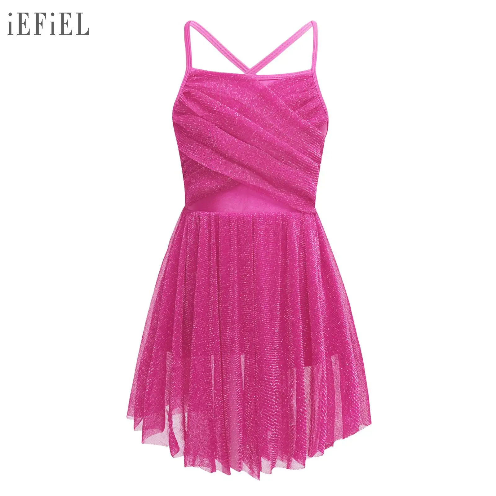 Vestido de leotardo de Ballet para niñas, sin mangas, gimnasia, entrenamiento, puesta en escena, trajes de bailarina de danza lírica latina